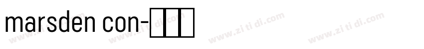 marsden con字体转换